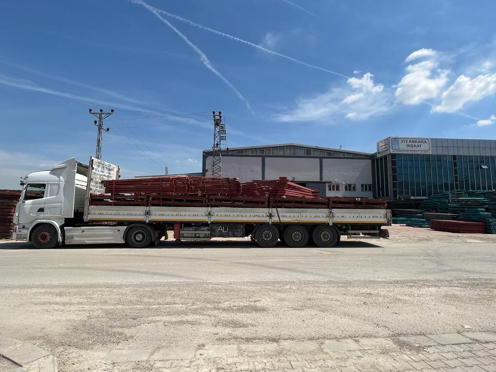 MALATYA'YA İKİNCİ EL BAKIMLARI YAPILMIŞ PROJEYE GÖRE REVİZE EDİLMİŞ GK TİPİ TÜNEL KALIP MALZEMESİ, ÇALIŞMA İSKELESİ VE KALIP AKSESUARLARI SEVKİYATIMIZ.